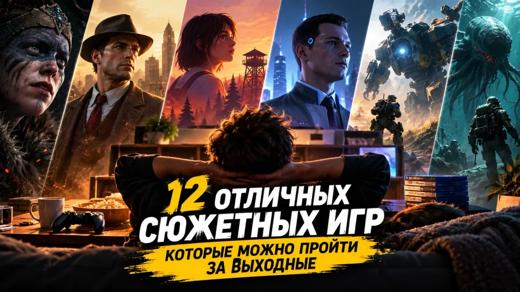 12 сюжетных игр, которые можно пройти за выходные